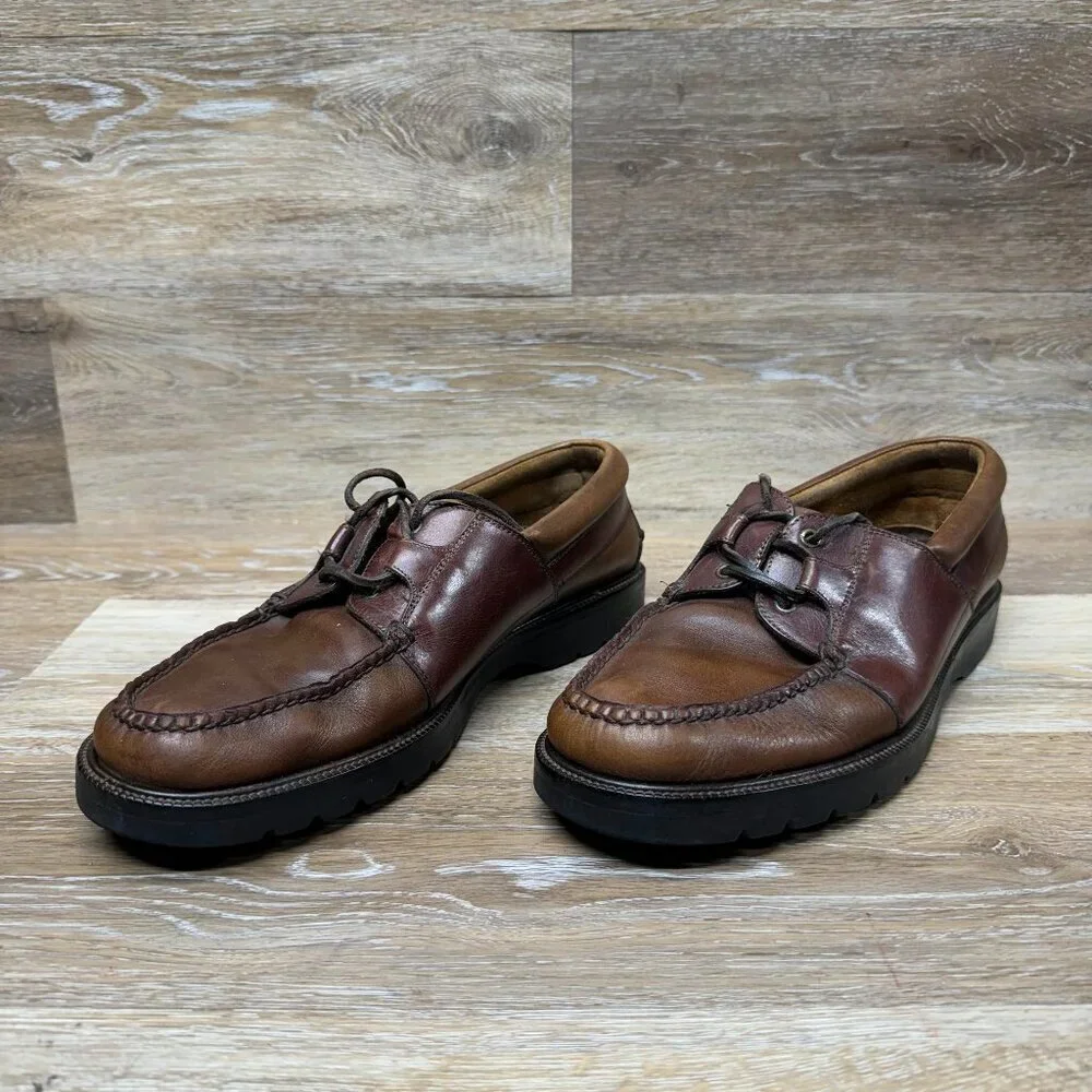Cole Haan Country Brown Leather Deck Shoes See Pictures for Sizing